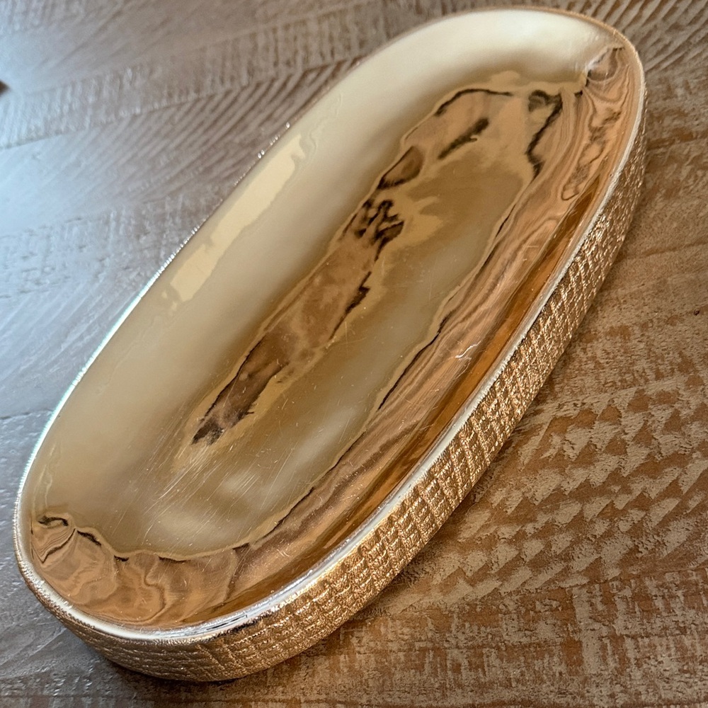 Elegant Silver Oval Tray